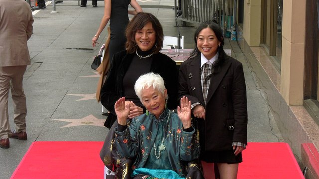 Lisa Lu receives a star on the Hollywood Walk of Fame