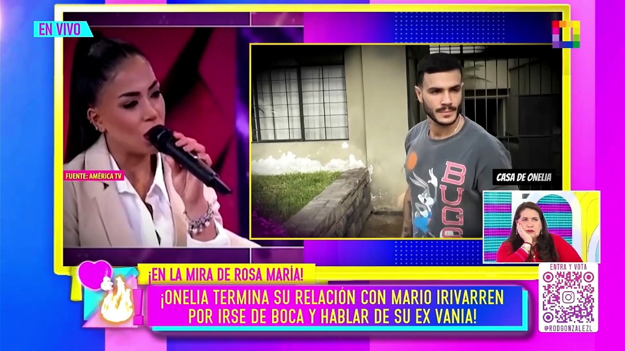 ONELIA TERMINA SU RELACIÓN CON MARIO POR IRSE DE BOCA Y HABLAR DE EX VANIA | Willax