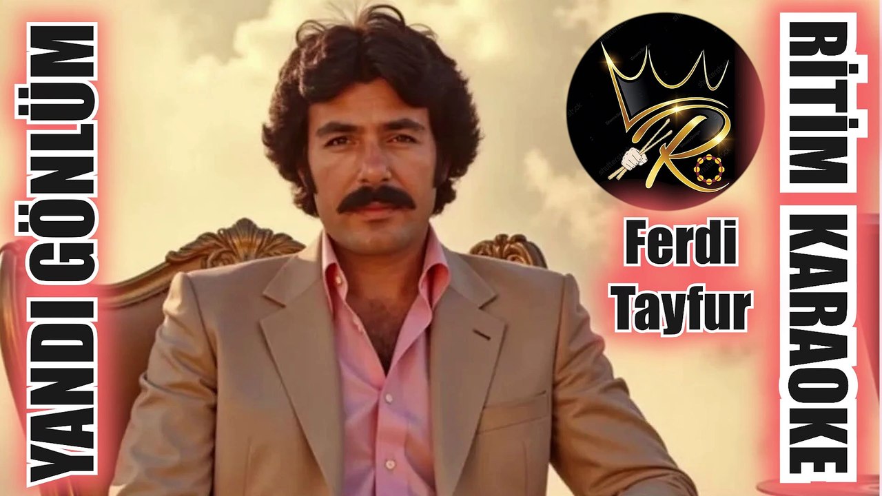 Yandı Gönlüm - Ferdi Tayfur ✩ Ritim Karaoke (Kürdi Bozlak 8/8 Oryantal Beste Ferdi Tayfur)