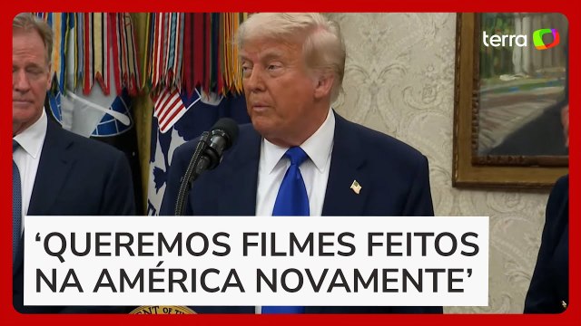 Trump cita ‘ameaça à segurança nacional’ ao impor taxas de 100% para filmes produzidos fora dos EUA