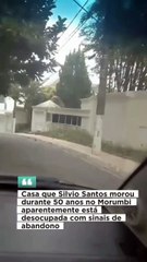 Mansão de Silvio Santos em aparente abandono viraliza nas redes