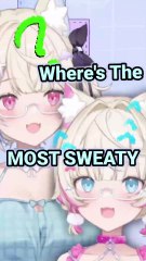 MOCOCO Sweats in   When She's Nervously Playing Games! [Hololive   FUWAMOCO]