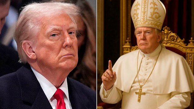 Donald Trump asegura que a los católicos les encantó su imagen con IA vestido como el Papa y que los que lo critican son los medios