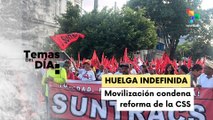 Sectores sociales en Panamá se unen a la huelga contra la reforma de la CSS