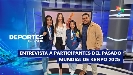 Entrevista a participantes en Mundial de Kenpo en Portugal DEPORTES TELESUR  05-05-2025