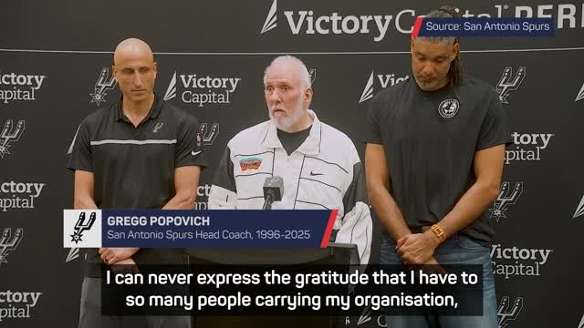 'I am no longer a coach, I am El Jefe' - Popovich