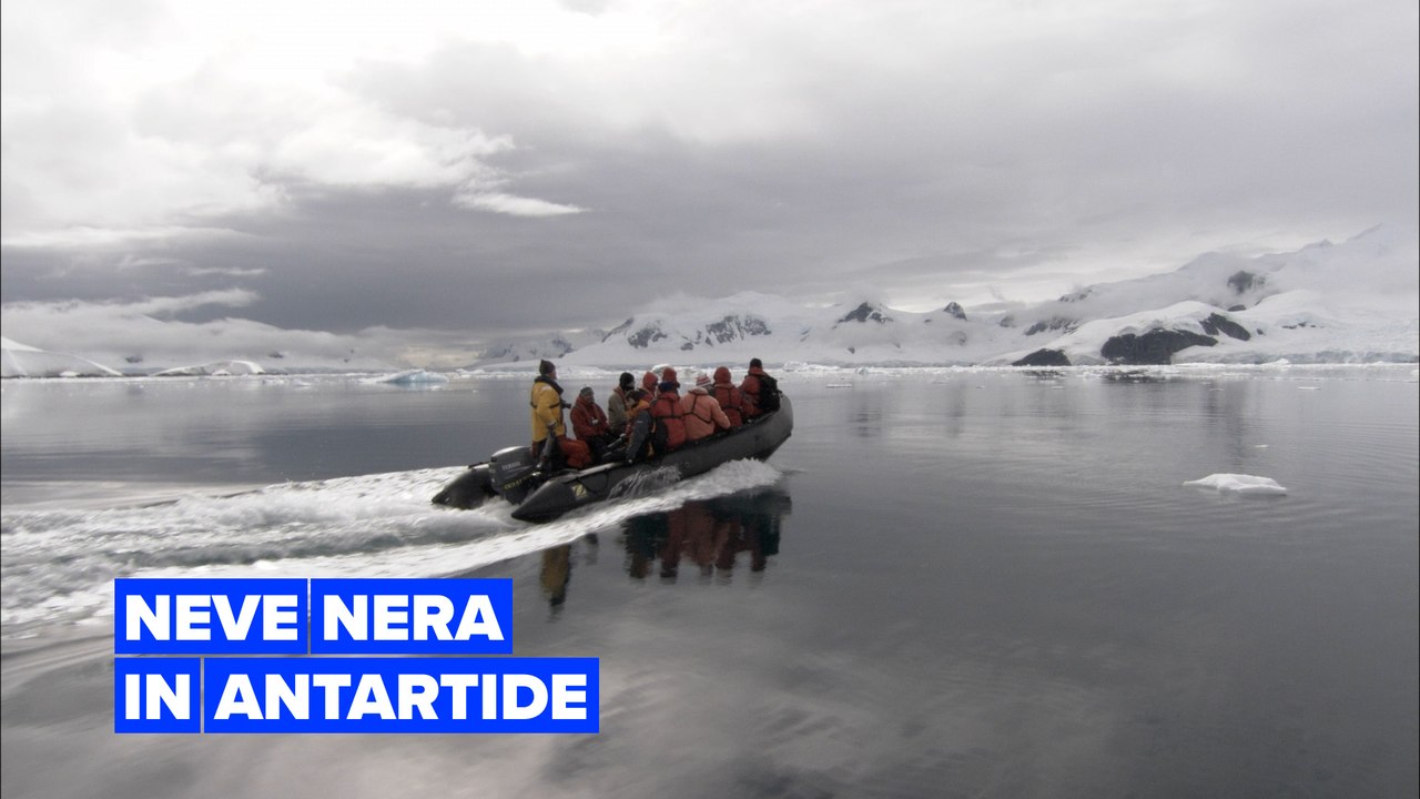 Neve nera in Antartide