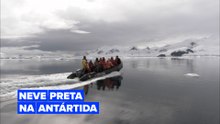A Antártida está ficando preta