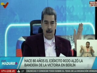 Presidente Maduro: Venezuela conmemorará por todo lo alto la gran victoria del Ejército Rojo
