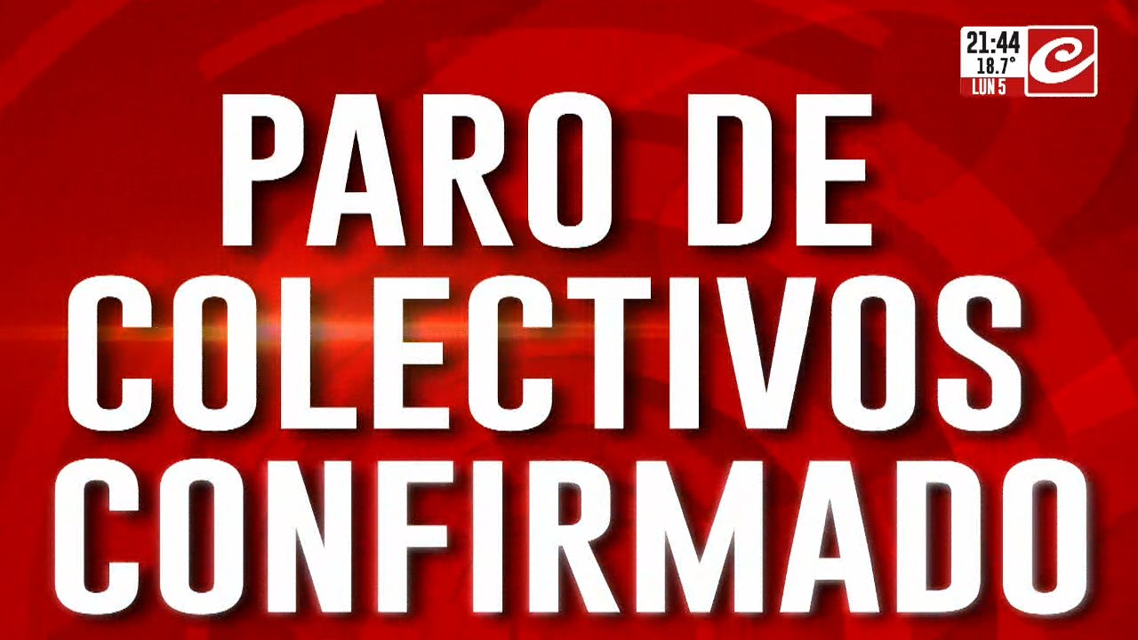 Paro de colectivos: el testimonio de los choferes