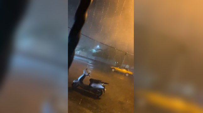 Fuertes lluvias con tormentas eléctricas y granizadas en Puerto Plata