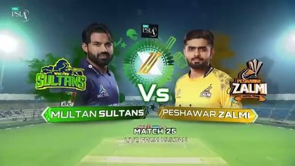 Multan Sultans vs Peshawar Zalmi |  | Match 25 | HBL PSL X | M2M1A  #MSvPZ | #HBLPSLX I #ApnaXHai