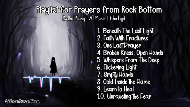 Playlist for Prayer from Rock Bottom | Ballad Song | AI Music | Chatgpt | English Song