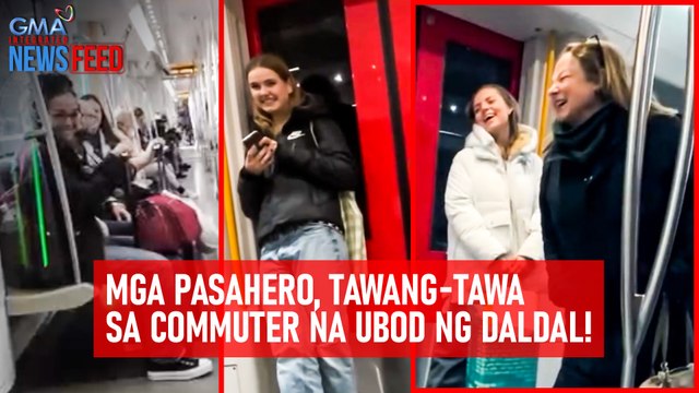 Mga pasahero, tawang-tawa sa commuter na ubod ng daldal! | GMA Integrated Newsfeed
