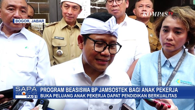 Menko Muhaimin Serahkan Beasiswa Kolaborasi BPJS Ketenagakerjaan dan IPB University