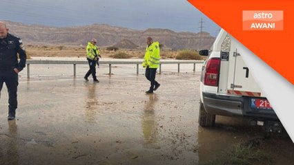 Hujan Luar Biasa, Selatan Israel Dilanda Banjir