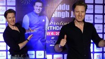 Alexx O'nell The American Actor Graces Indian Actor Vindu Dara Singh's Grand B'day Bashi In Mumbai