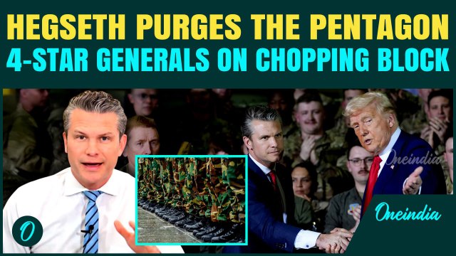 Trump’s Brutal Military Overhaul: Pentagon Purge Ignites, Hegseth Drops Hammer -4-Star Generals Axed