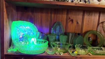 Safety concerns as demand rises for glowing uranium glass antiques