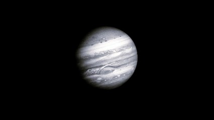 A few seconds from the movie Another Earth: about Jupiter
