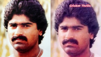 Azeem Hafeez Bowling vs New Zealand 3rd Test at Dunedin in 1985