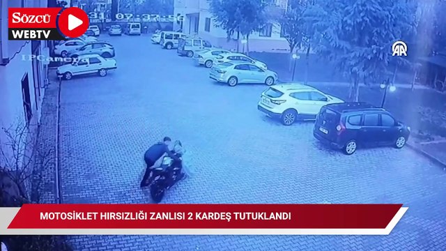 Motosiklet hırsızlığı zanlısı 2 kardeş tutuklandı