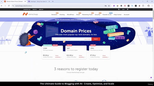 Domain Name and Hosting Explained | How to Set Up Your Blog Step-by-Step (2025)