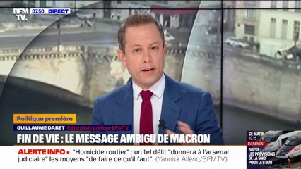 ÉDITO - Emmanuel Macron estime qu'il faut se poser la question du "moindre mal" sur la fin de vie