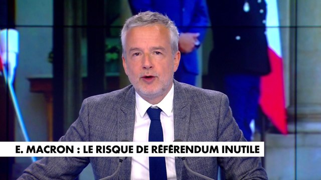 Le billet d'humeur de Romain Desarbres : «E. Macron : le risque de référendum inutile»