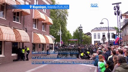 Propalestyńskie protesty podczas obchodów Dnia Wyzwolenia Narodowego w Holandii