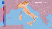 Martedì 6 maggio, precipitazione cumulata in Italia