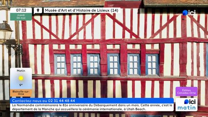 06/05/2025 - ici matin parici Normandie (Calvados - Orne) en vidéo