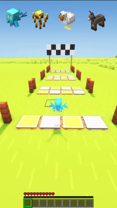 Ultimate Minecraft Mob Drop Test! Who Survives 500 Blocks?