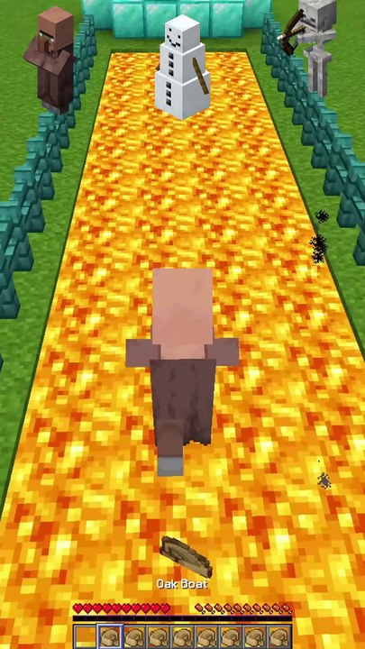 🧱 Minecraft MOBS Take the BIGGEST Jump Ever! FAIL or SURVIVE?