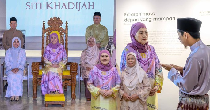 Momen DYMM Tunku Ampuan Besar Negeri Sembilan Rasmi Galeri Siti Khadijah!