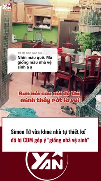 Simon Tứ khoe nhà tự thiết kế nhưng CĐM góp ý nhìn giống nhà vệ sinh