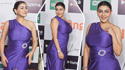 Yamini Malhotra's The Bigg Boss Girl's Pretty-Purple Look For The Hungama OTT Bash In Mumbai!