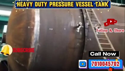 Heavy Duty Pressure Vessel Tank Cost| Chennai| Bangalore| Coimbatore| Hosur| Andhra| Telangana