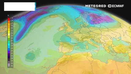 Martedì 6 maggio 2025: animazione temperature in quota
