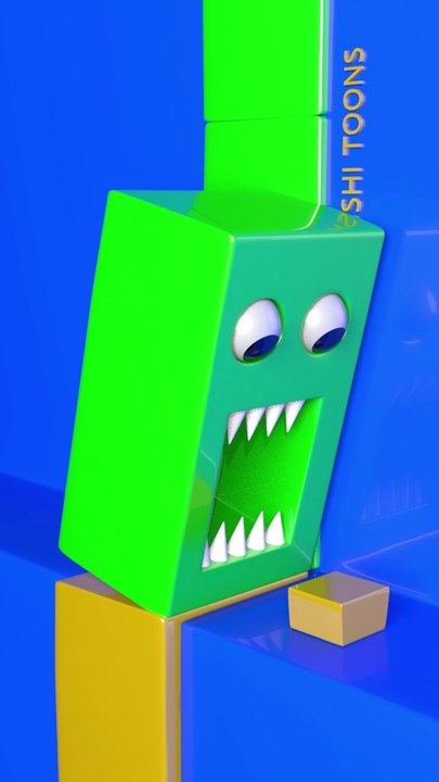 Monster Cube Devours Endless Cubes in Hypnotic Loop! 🧊🔥