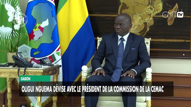 [#Reportage] Gabon : Oligui Nguema dévise avec le président de la commission de la Cemac