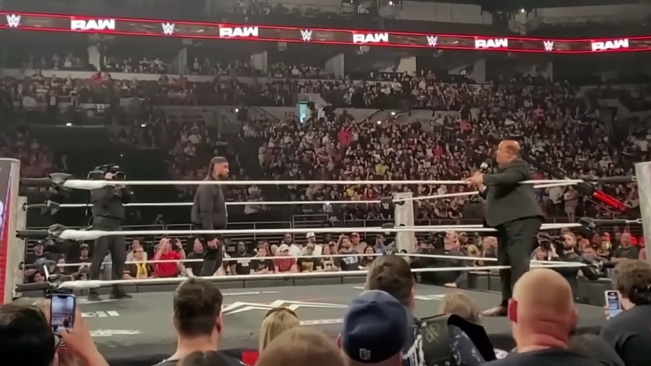 Paul Heyman and Seth Rollins challenge Jey Uso - WWE Raw 5/5/25