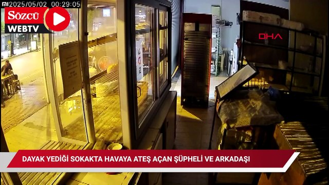 Dayak yediği sokakta havaya ateş açan şüpheli ve arkadaşı yakalandı