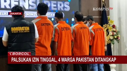 Modus Ngaku Investor, 4 WNA Pakistan Ditangkap Atas Pemalsuan Izin Tinggal di Indonesia