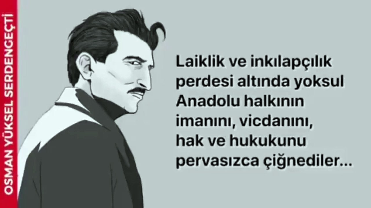 Ne usandılar, ne utandılar, ne doydular! Osman Yüksel serdengeçti CHP’yi anlatıyor