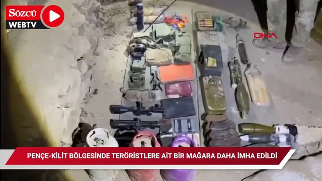 MSB: Pençe-Kilit bölgesinde teröristlerin kullandığı bir mağara daha imha edildi