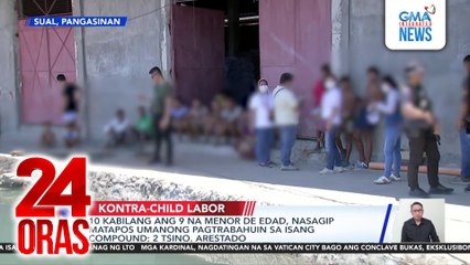 10 kabilang ang 9 na menor de edad, nasagip matapos umanong patrabahuin sa isang compound; 2 Tsino, arestado | 24 Oras