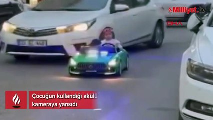 Mersin'de dehşet anları! Akülü araçlı çocuğa otomobil çarptı