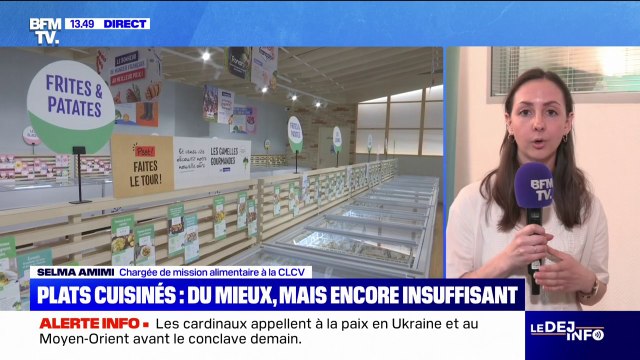 Il y a des améliorations dans la composition des plats cuisinés, explique Selma Amimi (CLCV)