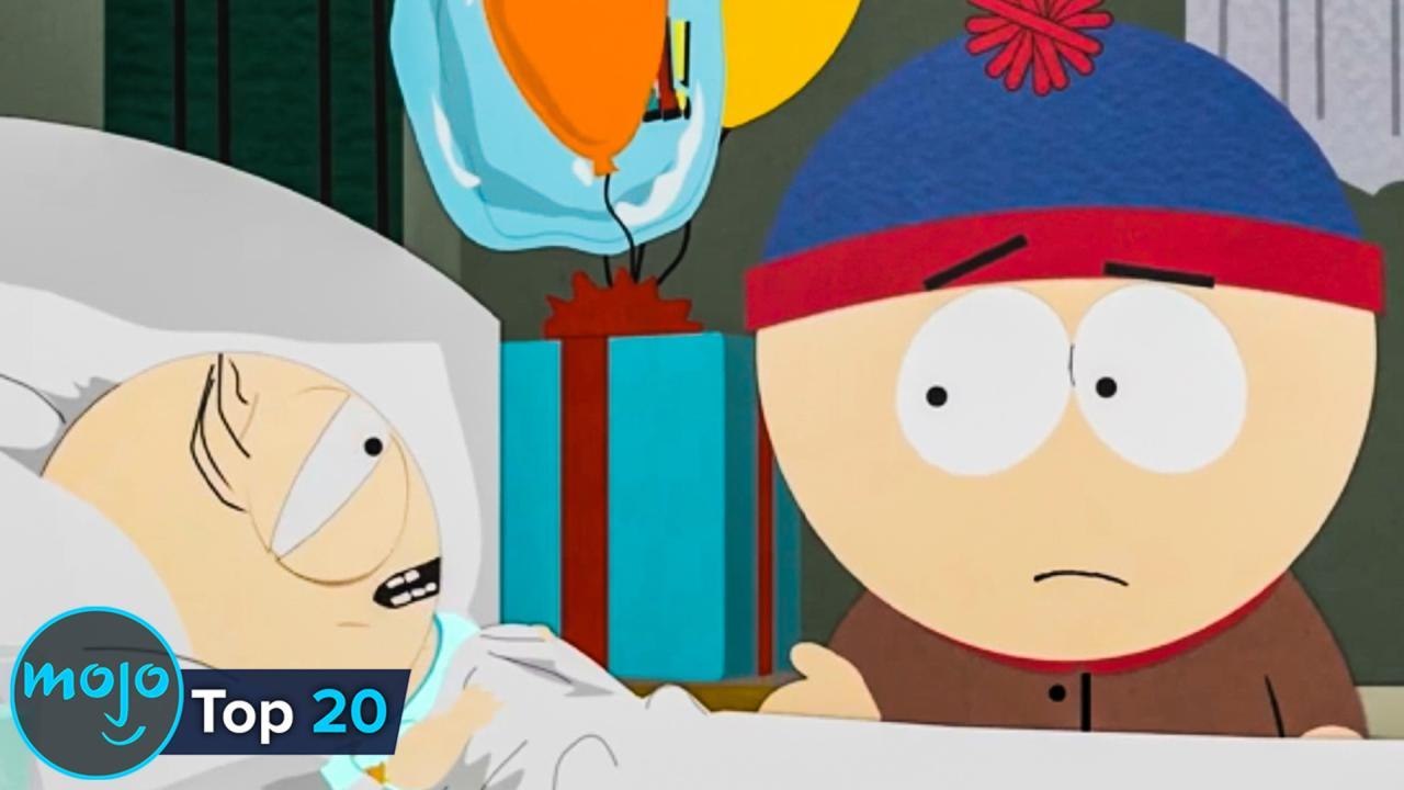 Top 20 Most Dramatic South Park Moments